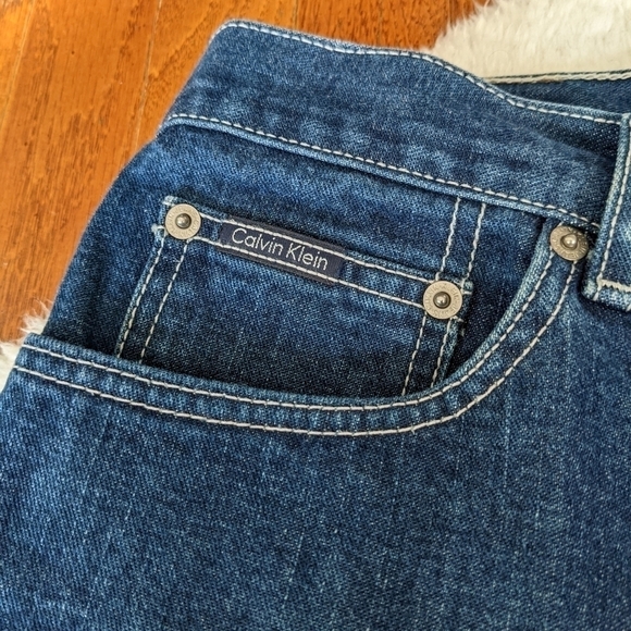 VINTAGE Calvin Klein 90s y2k boyfriend jean baggy denim women's 11 32 - Picture 4 of 14